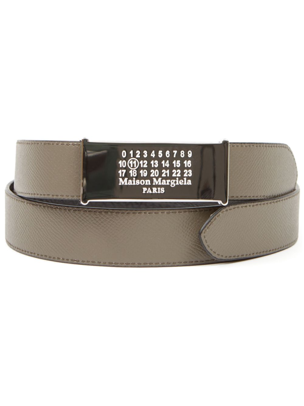 Maison Margiela ^ leren riem Beige