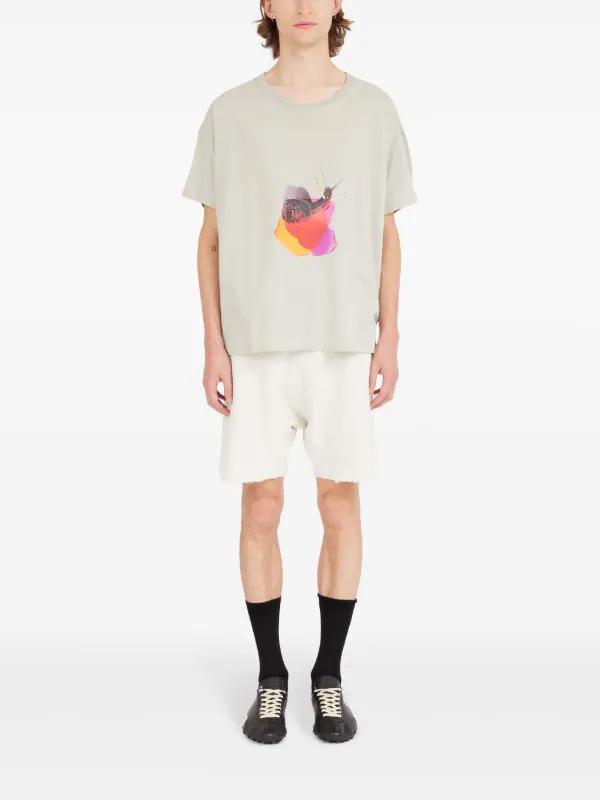 Maison Margiela　グラフィックシャツ Maison Margiela グラフィック Tシャツ | グレー | FARFETCH JP