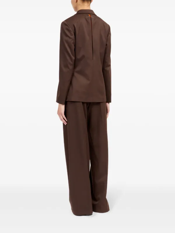 MM6 Maison Margiela シングルステッチ ジャケット | ブラウン MM6 Maison Margiela シングルステッチ ジャケット | ブラウン
