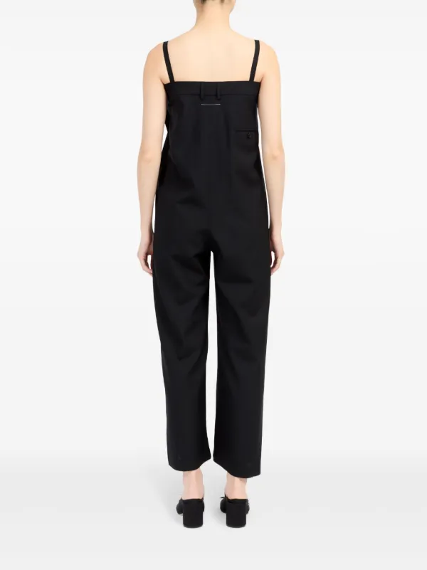 MM6 Maison Margiela ロゴ ロンパース | ブラック | FARFETCH JP