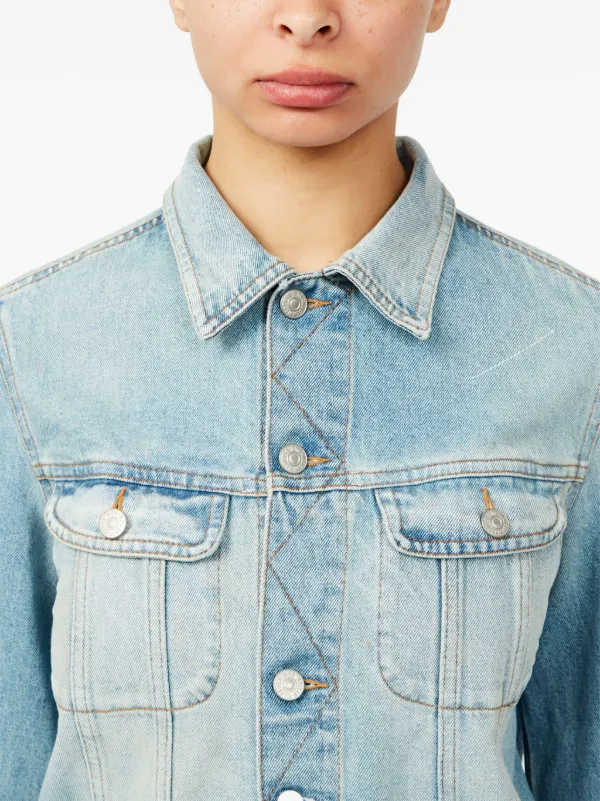 MM6 Maison Margiela カットアウトデニムジャケット ブルー MM6 Maison Margiela カットアウト ジャケット | ブルー