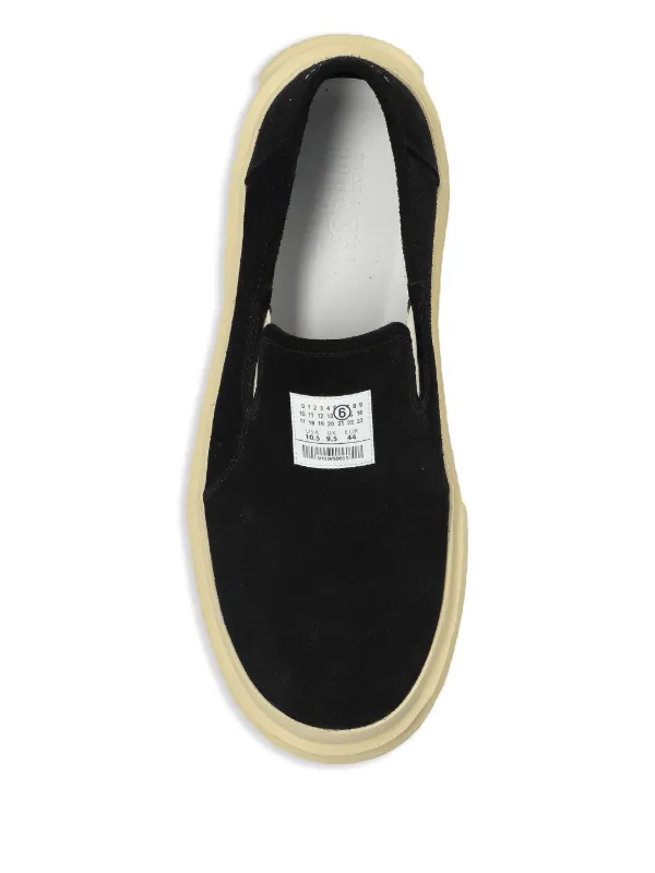 MM6 Maison Margiela slip-on Sneakers | Black | FARFETCH BH