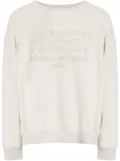 Maison Margiela crew neck sweatshirt - White