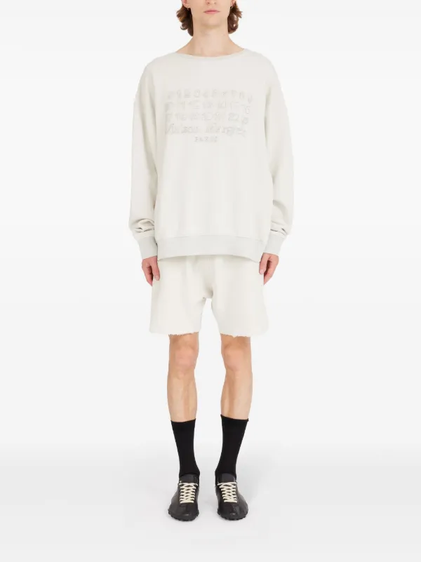 【送関込】Maison Margiela☆Short sleeve sweatshirt Maison Margiela - Embroidered Logo Sweatshirt | HBX