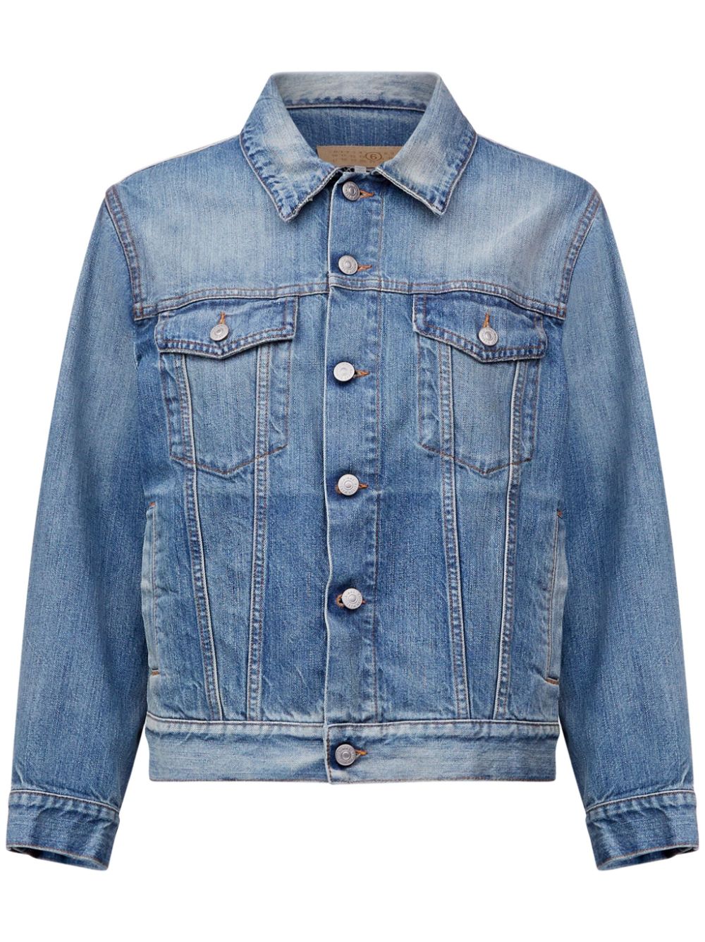 MM6 Maison Margiela Jack met vlakken Blauw