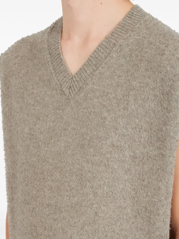 Maison Margiela cut-out Detailing Vest | Neutrals | FARFETCH NZ