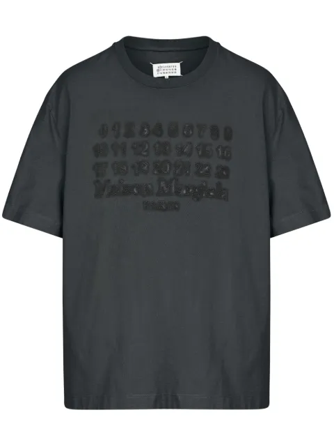 Maison Margiela numbers-motif T-shirt 