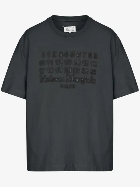 Maison Margiela numbers-motif T-shirt 