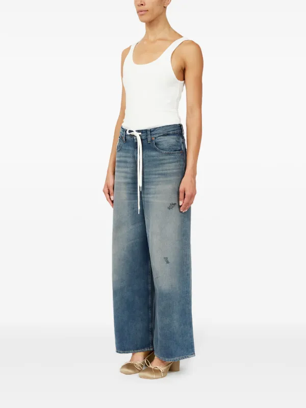 MM6 Maison Margiela ワイドジーンズ | ブルー | FARFETCH JP