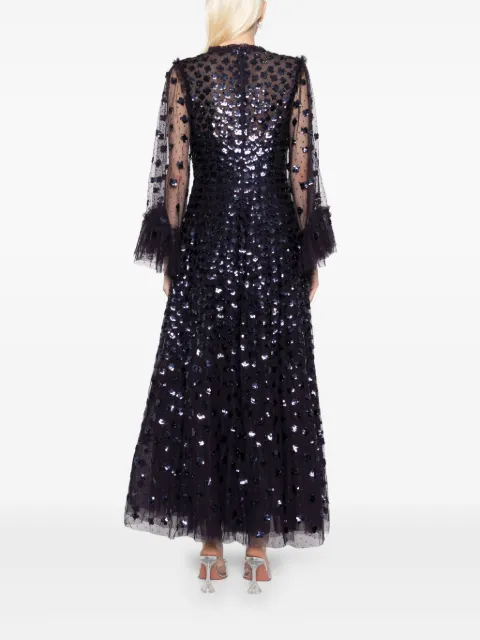 Needle & Thread glisten ankle gown DGLS14RCR25MID - 3
