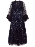 Needle & Thread glisten ankle gown - Purple