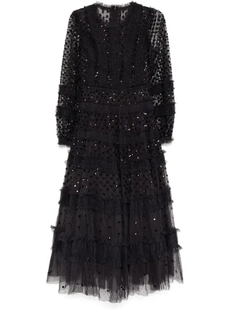 Needle & Thread dot shimmer ankle gown