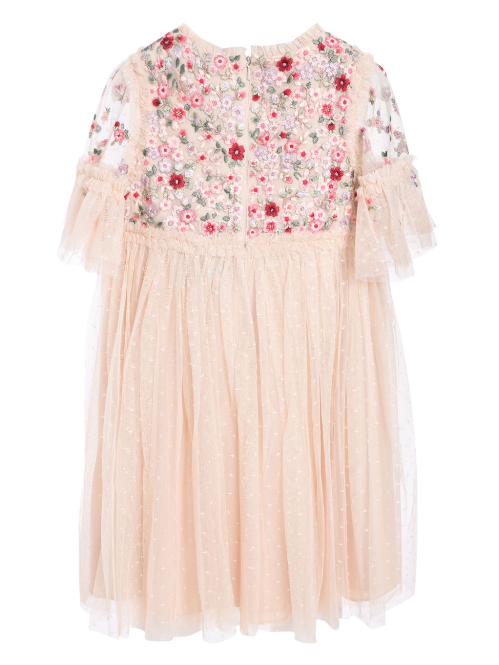 NEEDLE & THREAD KIDS Lunaria dress - Neutrals