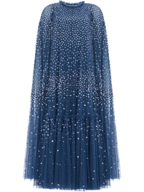 Needle & Thread caped gown 