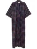A.N.G.E.L.O. Vintage Cult 1970s pre-owned checked kimono - Blue