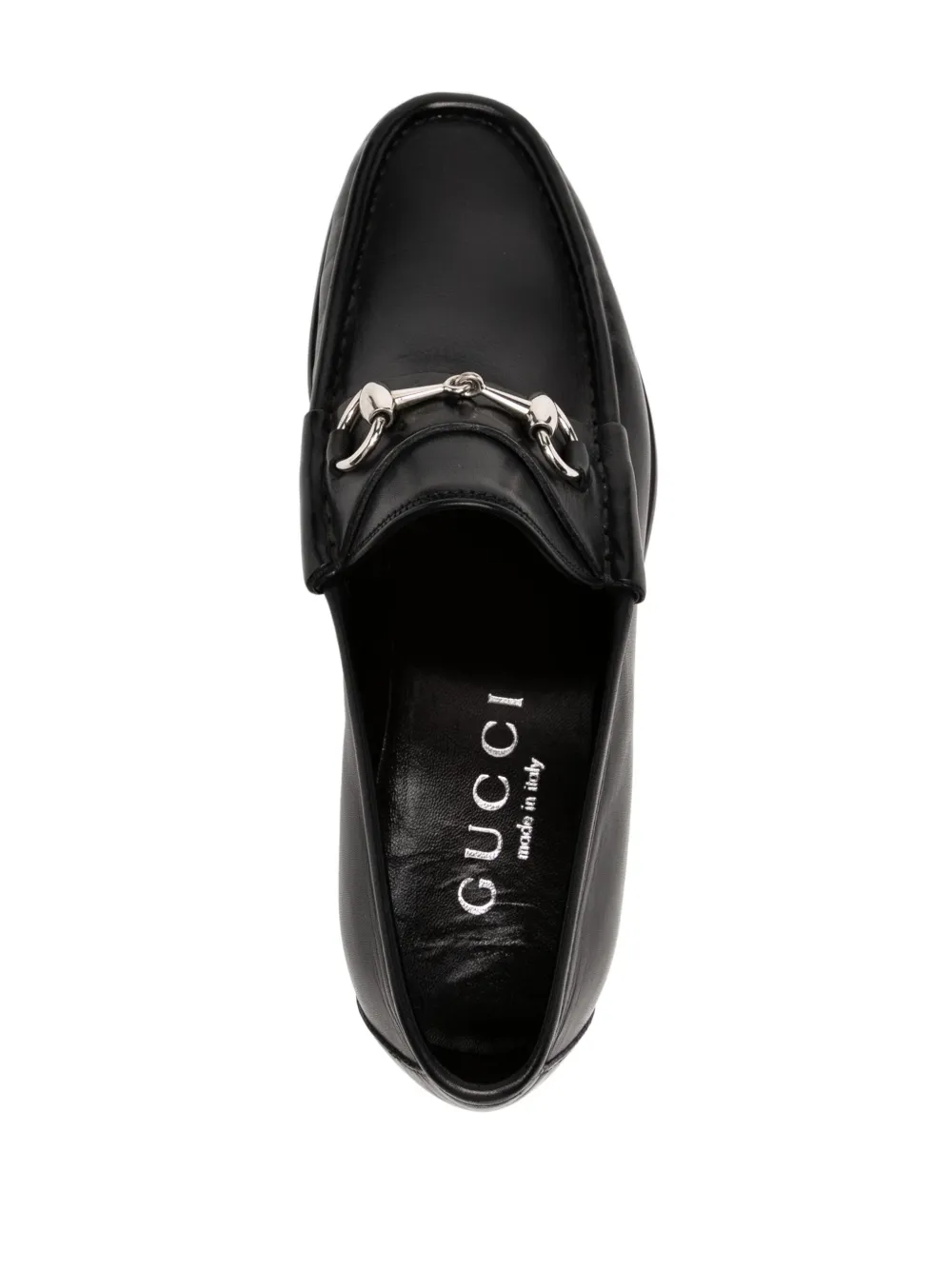 Gucci Loafers met horsebit detail Zwart