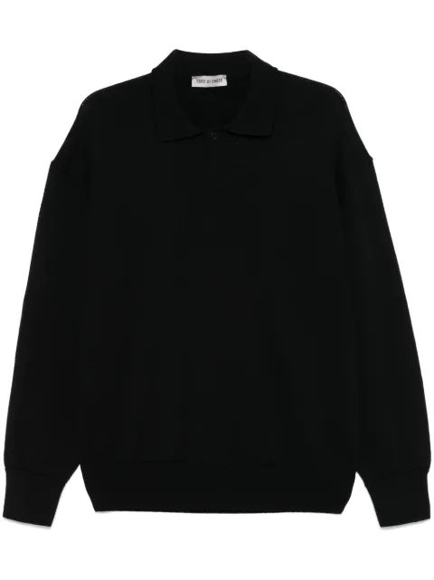 STATE OF ORDER merino wool polo shirt