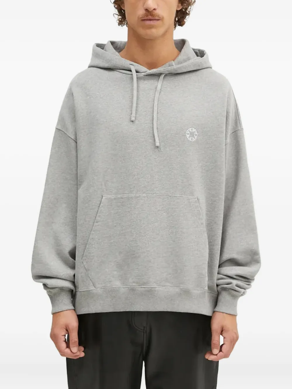 1017 ALYX 9SM logo-embroidered hoodie GRY0009