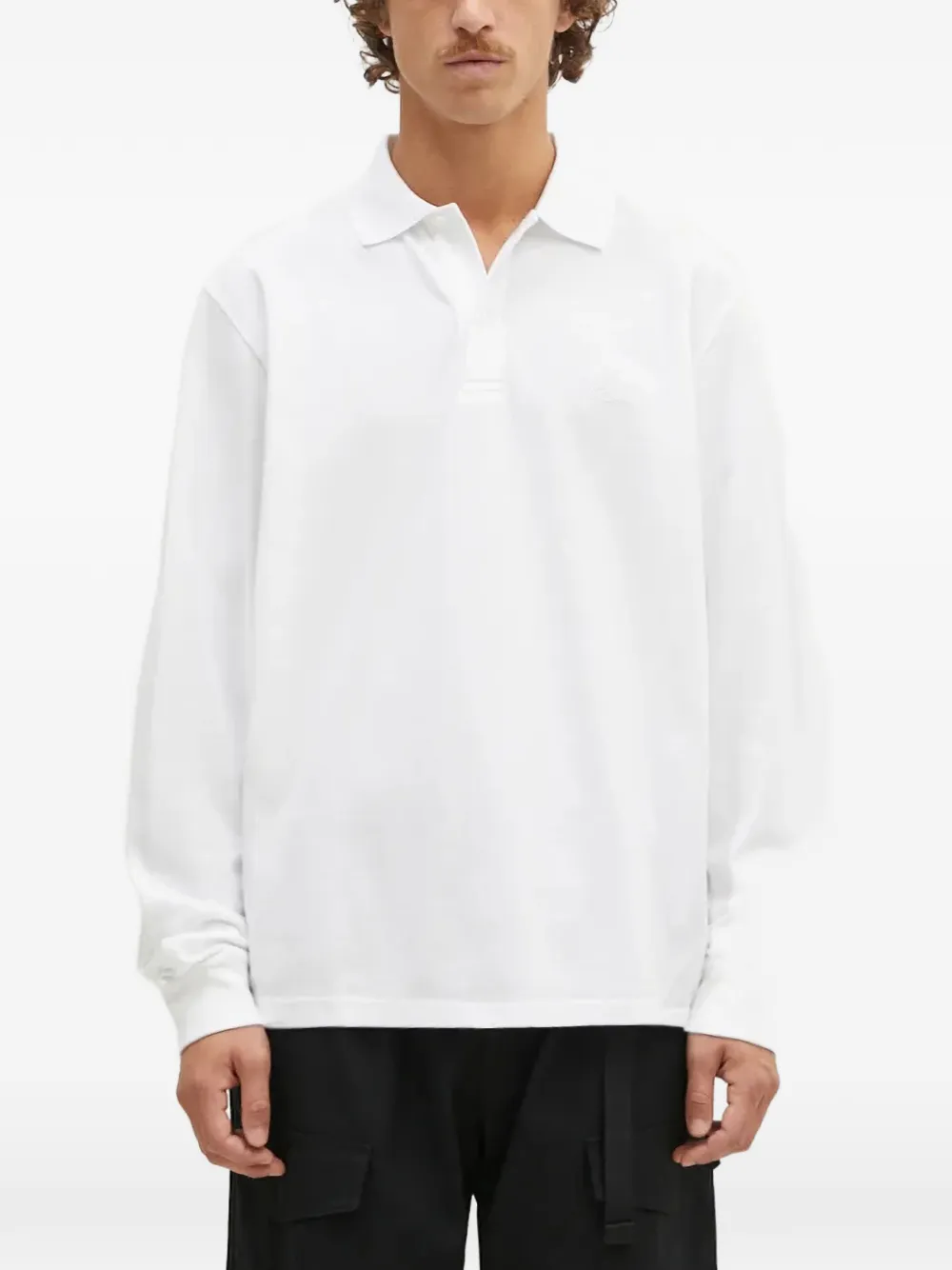1017 ALYX 9SM long-sleeve polo shirt - Bianco