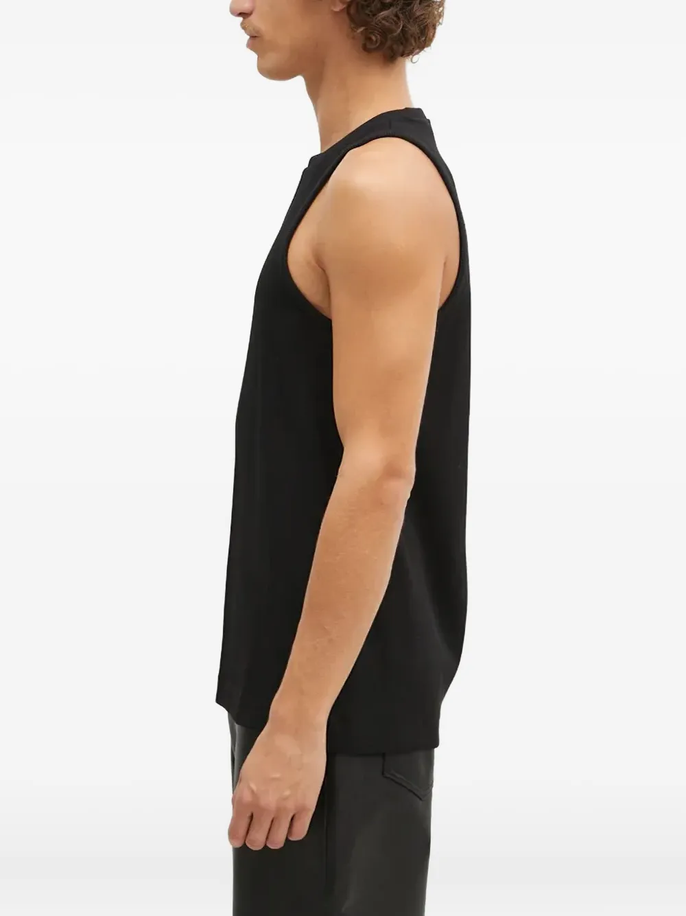 1017 ALYX 9SM square-neck ribbed vest Zwart