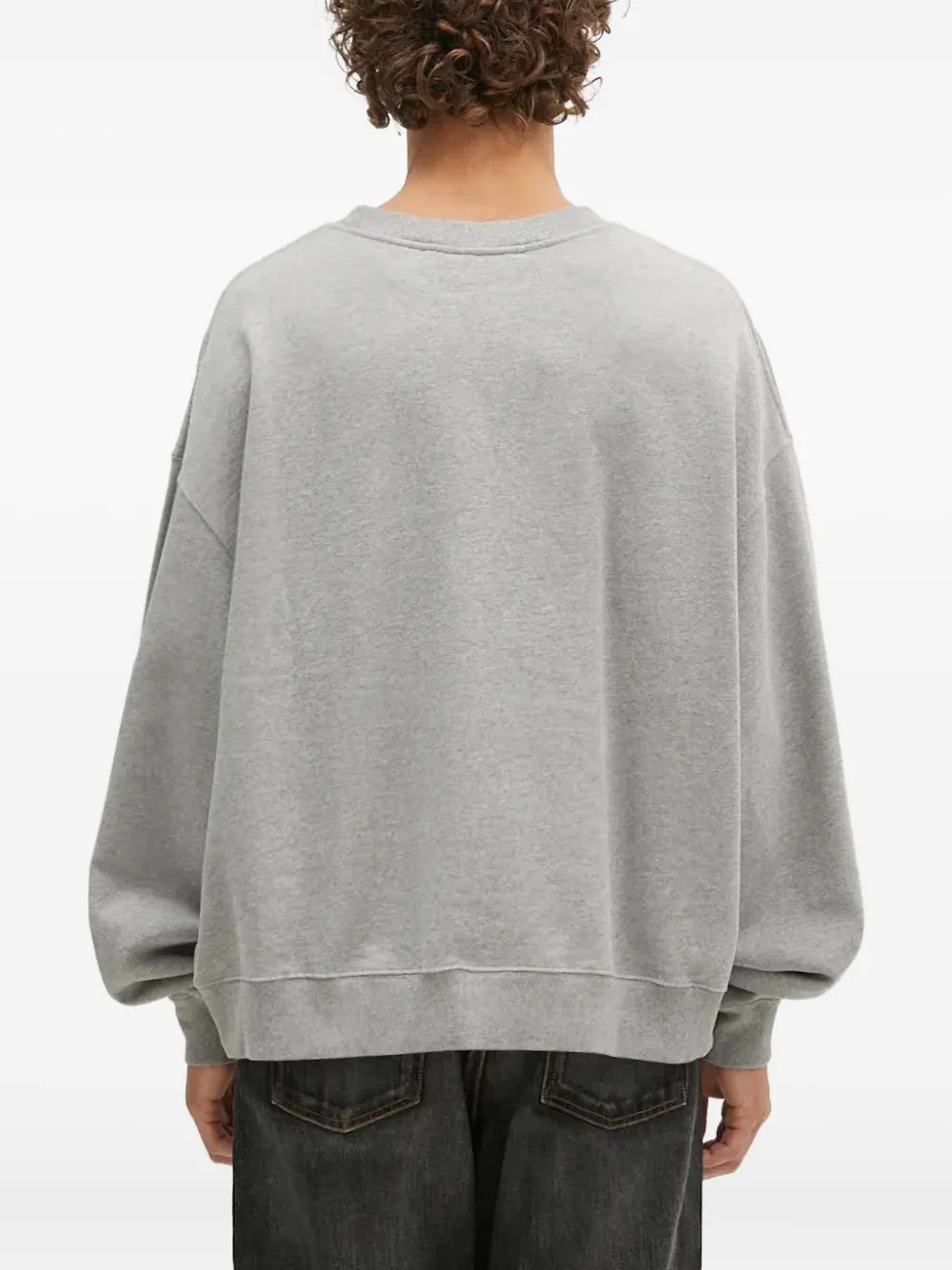 1017 ALYX 9SM embroidered crew neck sweatshirt Grijs