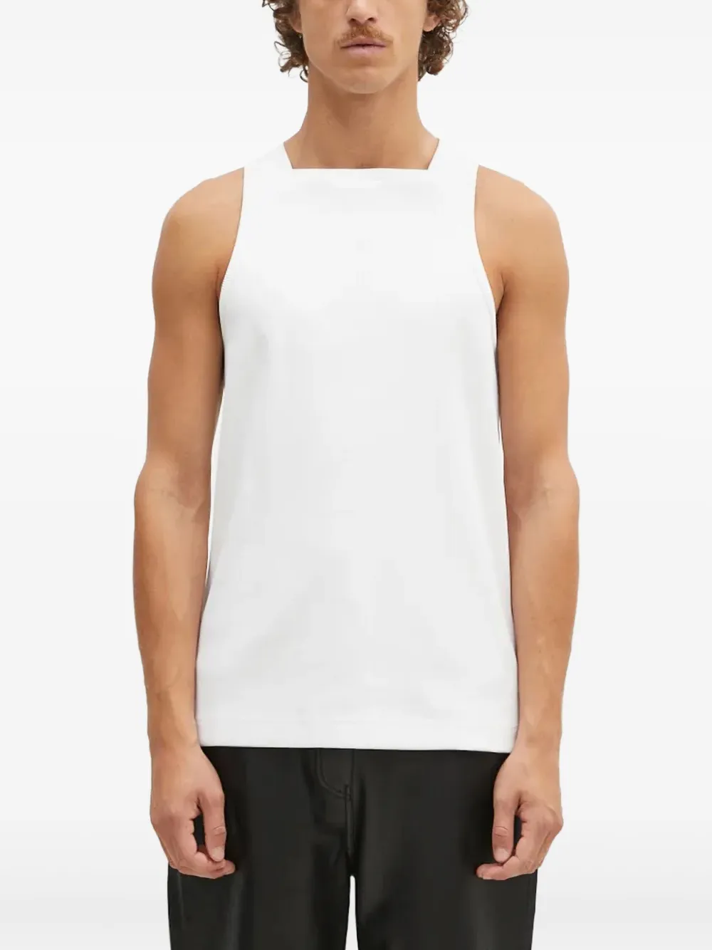 1017 ALYX 9SM square-neck ribbed tank-top Wit