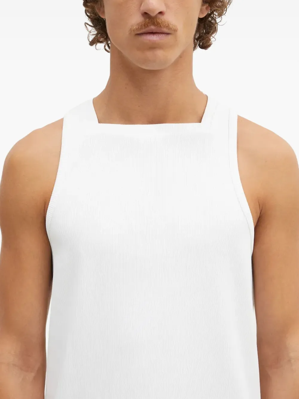 1017 ALYX 9SM square-neck ribbed tank-top Wit