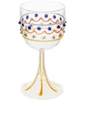 Dolce & Gabbana Carretto Murano red wine glass - White