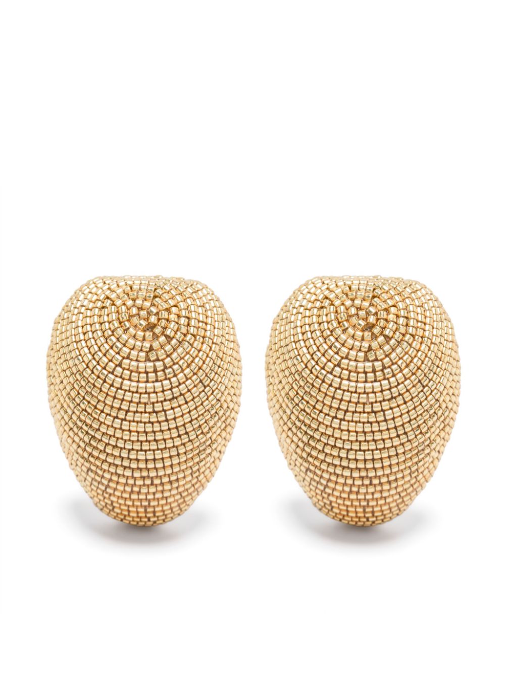 Shop Susana Vega Maurita Stud Earrings In 金色