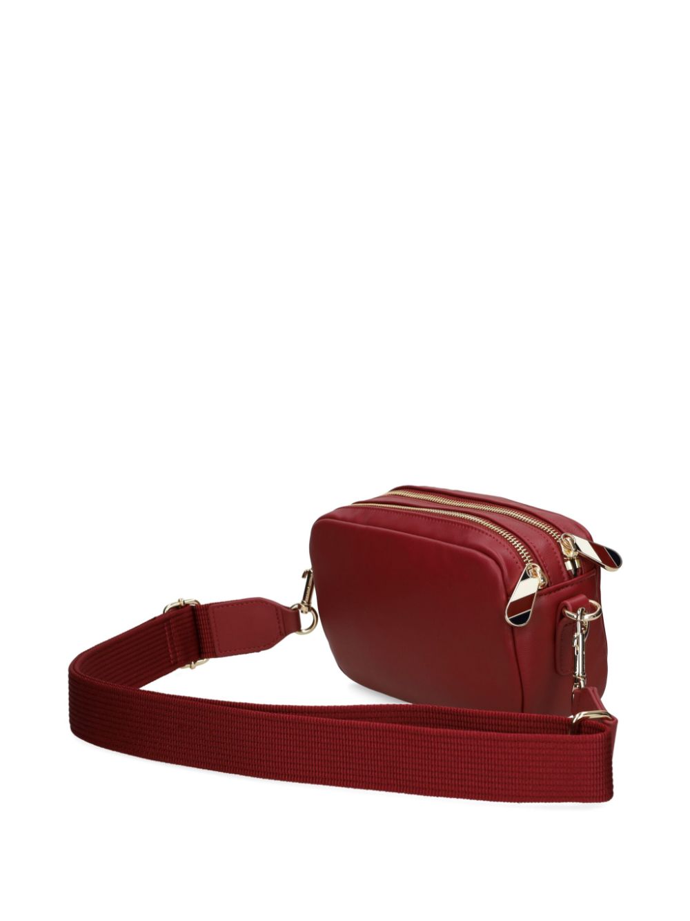 Tommy Hilfiger logo-plaque crossbody bag - Rood