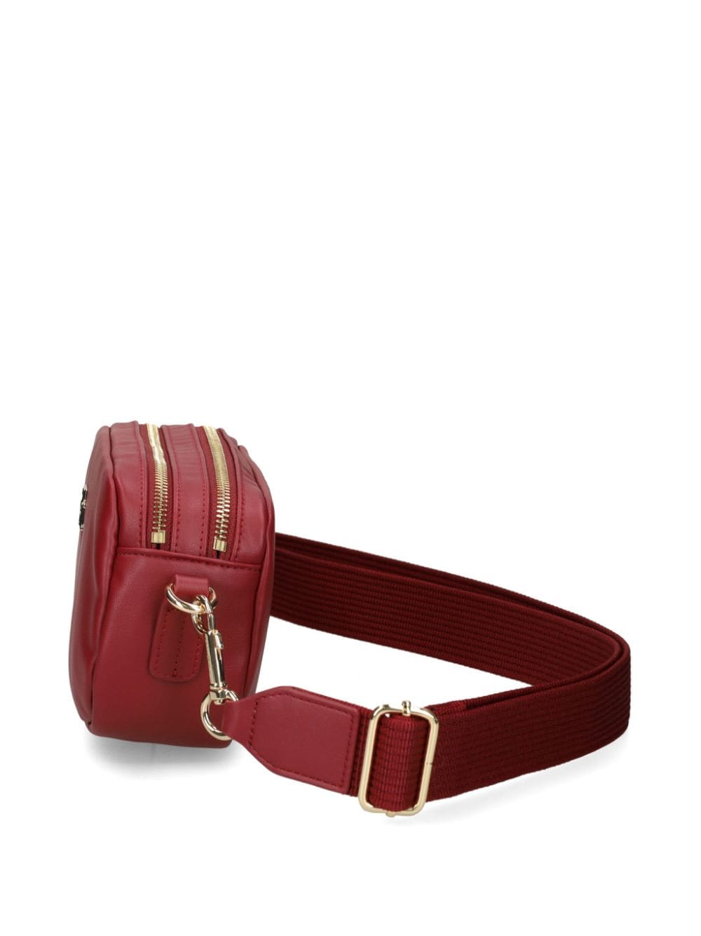 Shop Tommy Hilfiger Logo-plaque Crossbody Bag In Red