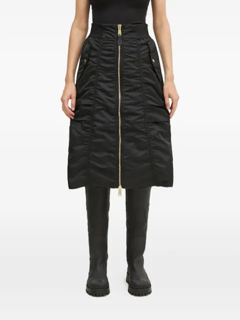 Alpha Industries zip midi skirt