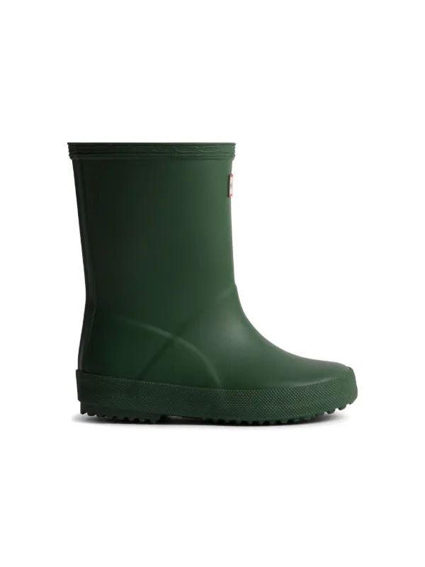 Hunter Kids logo-patch Wellies Green FARFETCH IN - Main Image