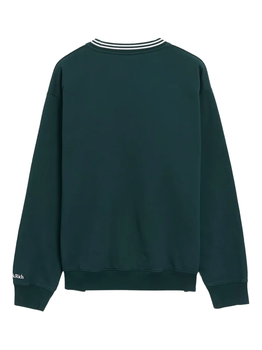 Sporty & Rich crew-neck long-sleeve sweatshirt - Groen