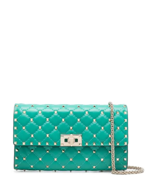 Valentino Garavani Rockstud-embellished shoulder bag WOMEN