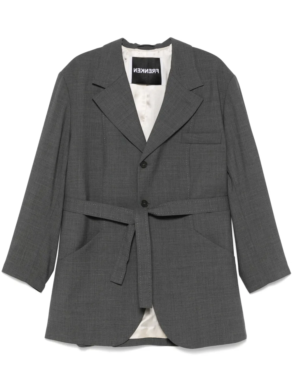 wool mélange blazer