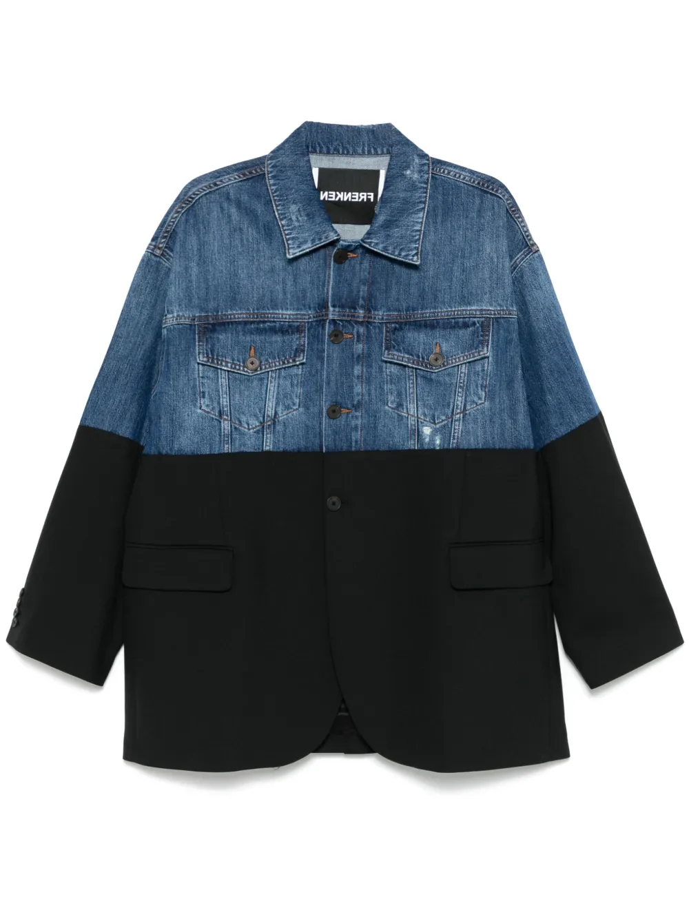 slice denim jacket