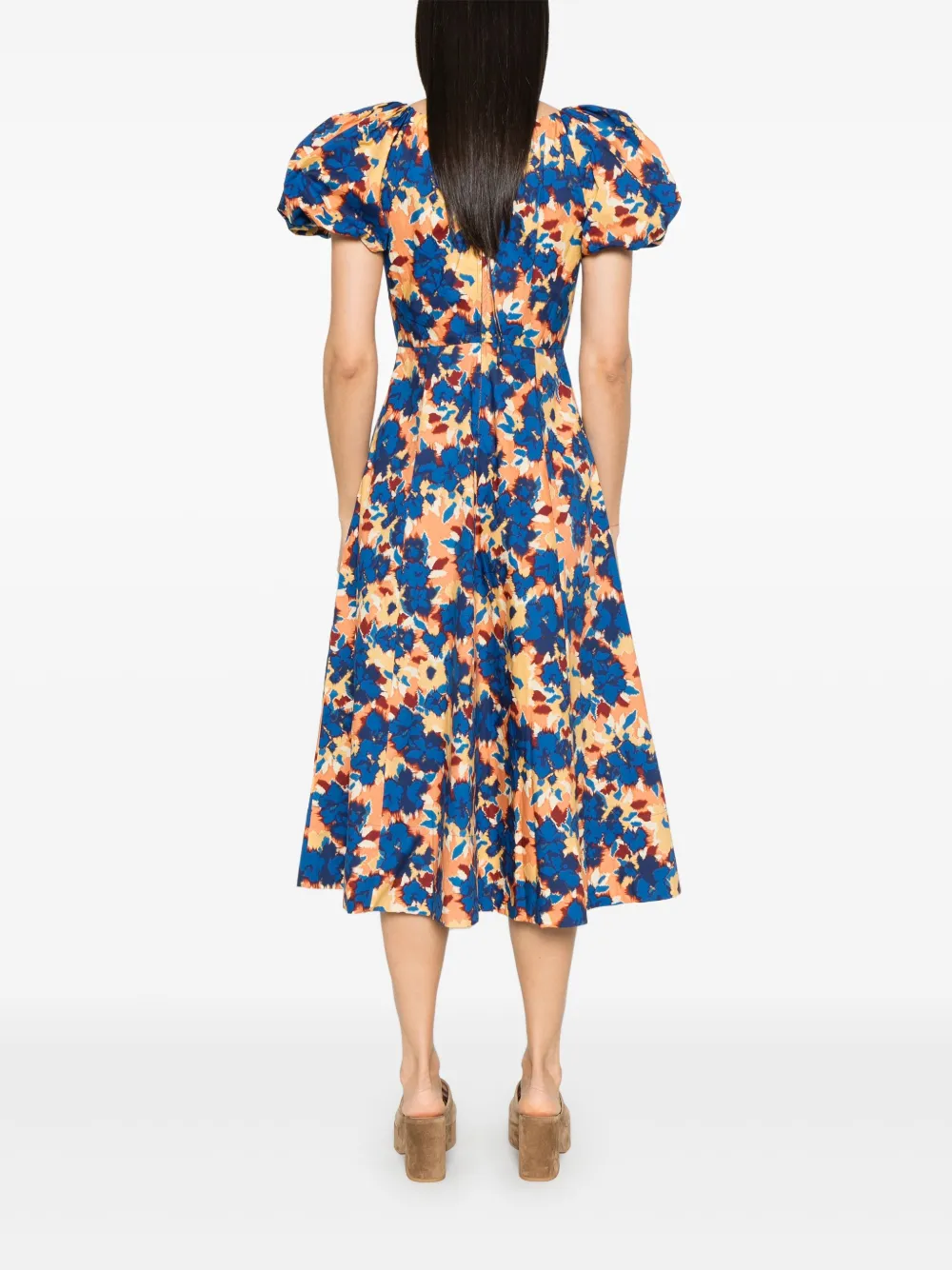 Shop Ulla Johnson Imara Midi Dress In Blue