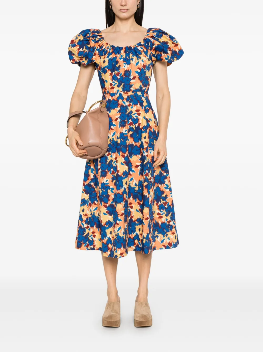 Ulla Johnson Imara midi-jurk - Blauw