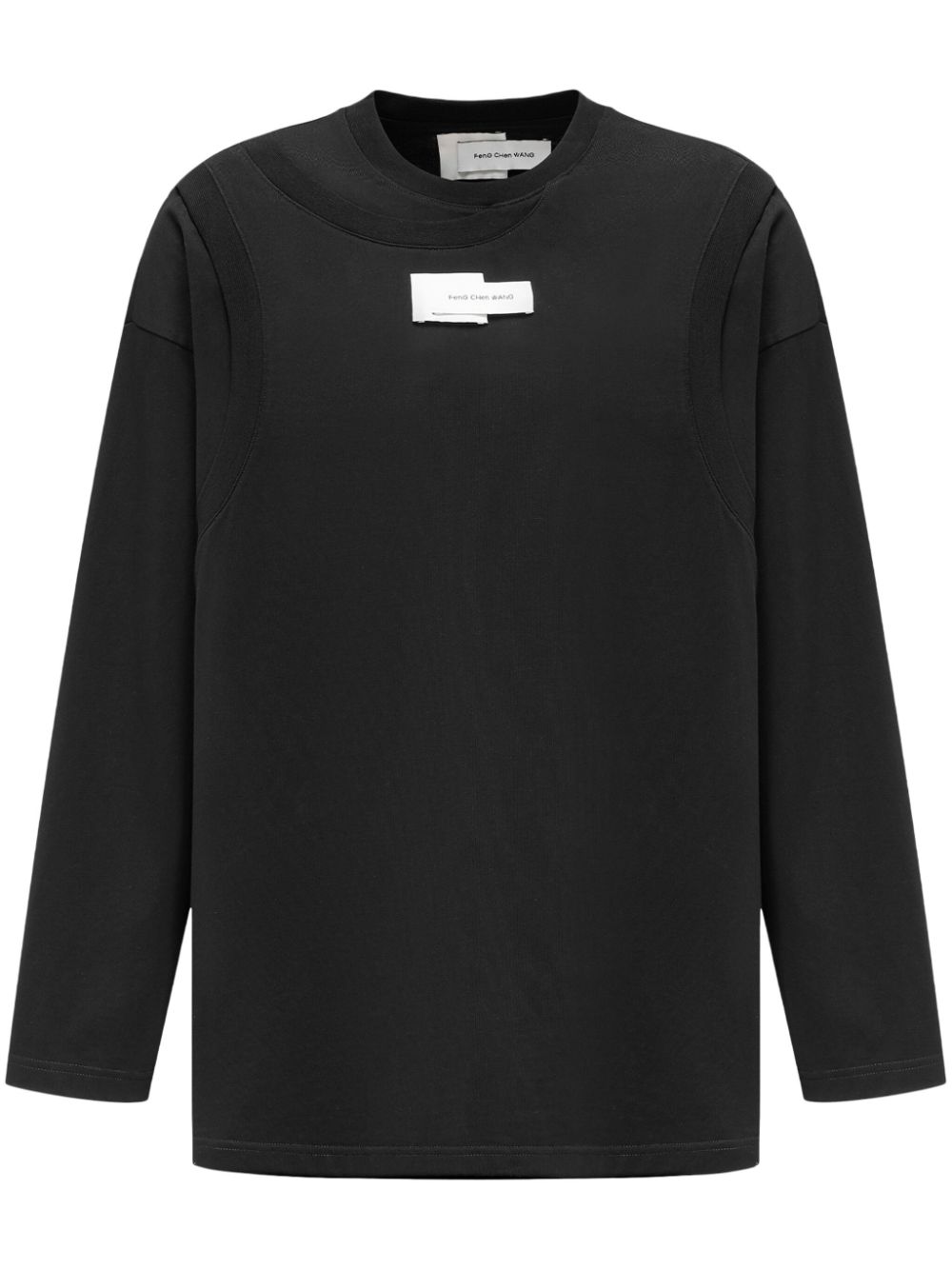 double-neck jersey T-shirt