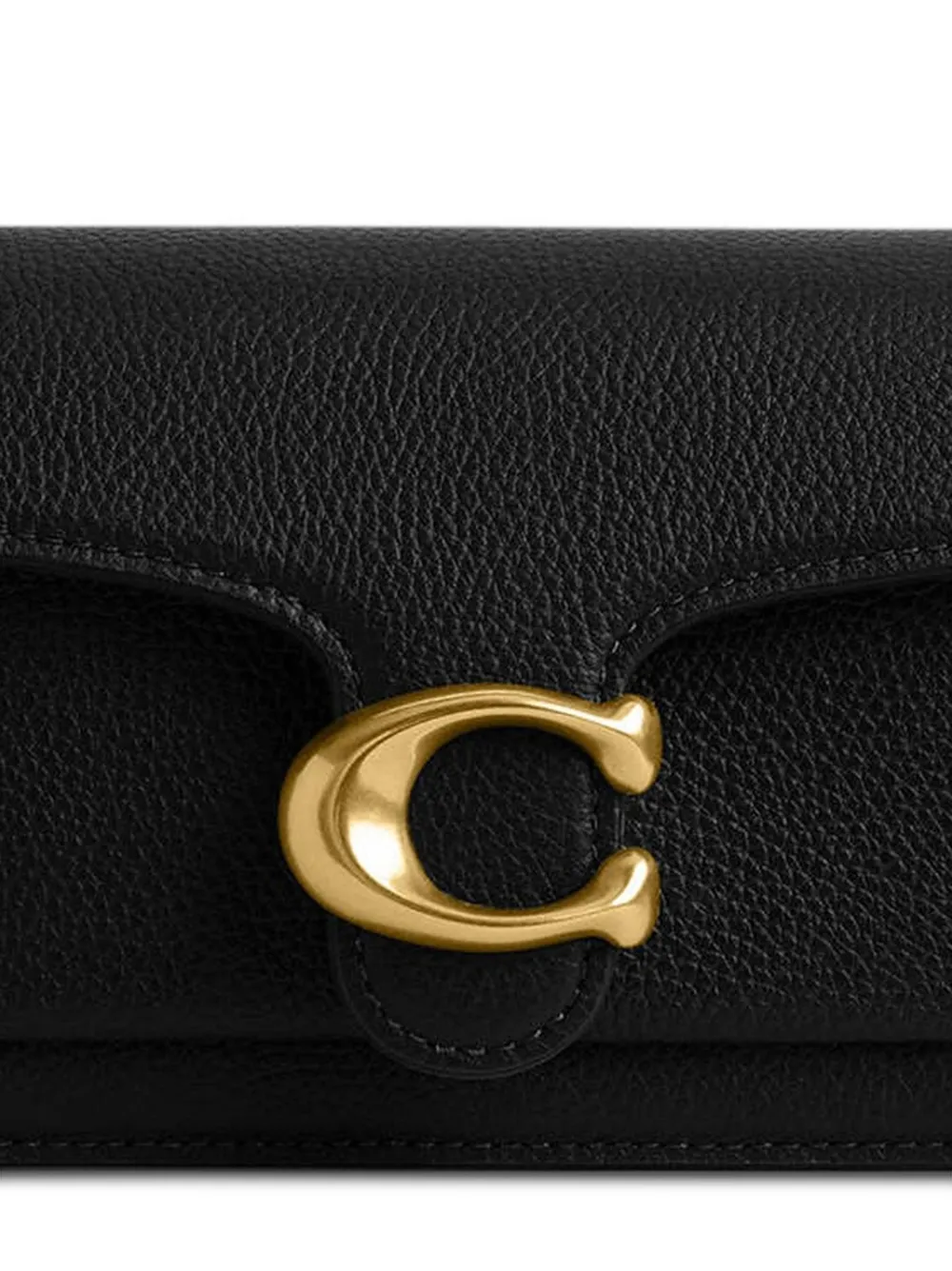 Coach Tabby 20 leren schoudertas Zwart