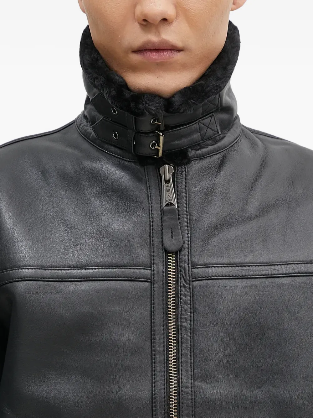 Alpha Industries Jack met hoge hals Zwart