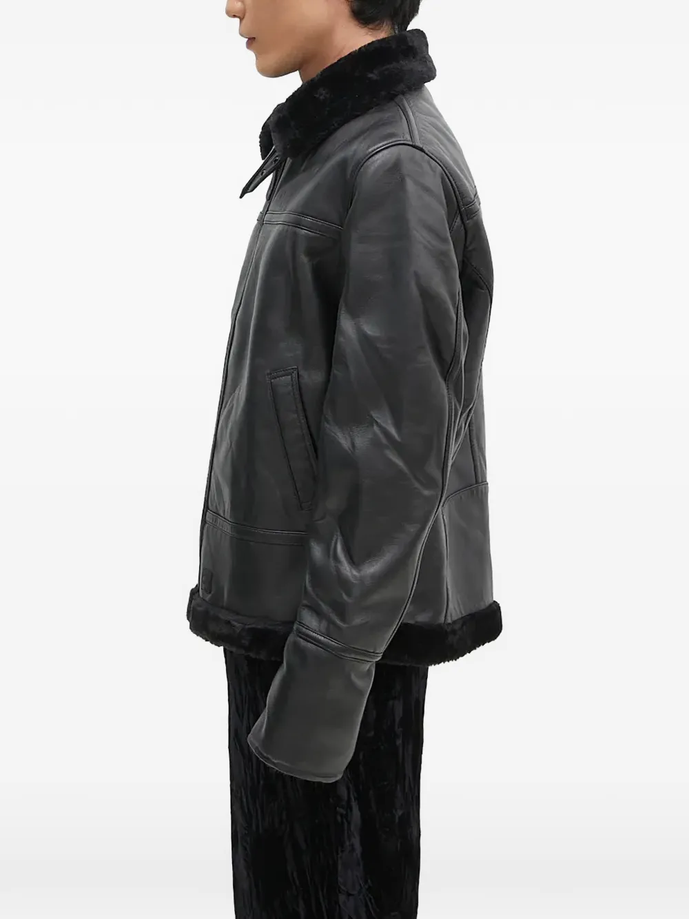  Alpha Industries High-neck Zip Jacket - Black 