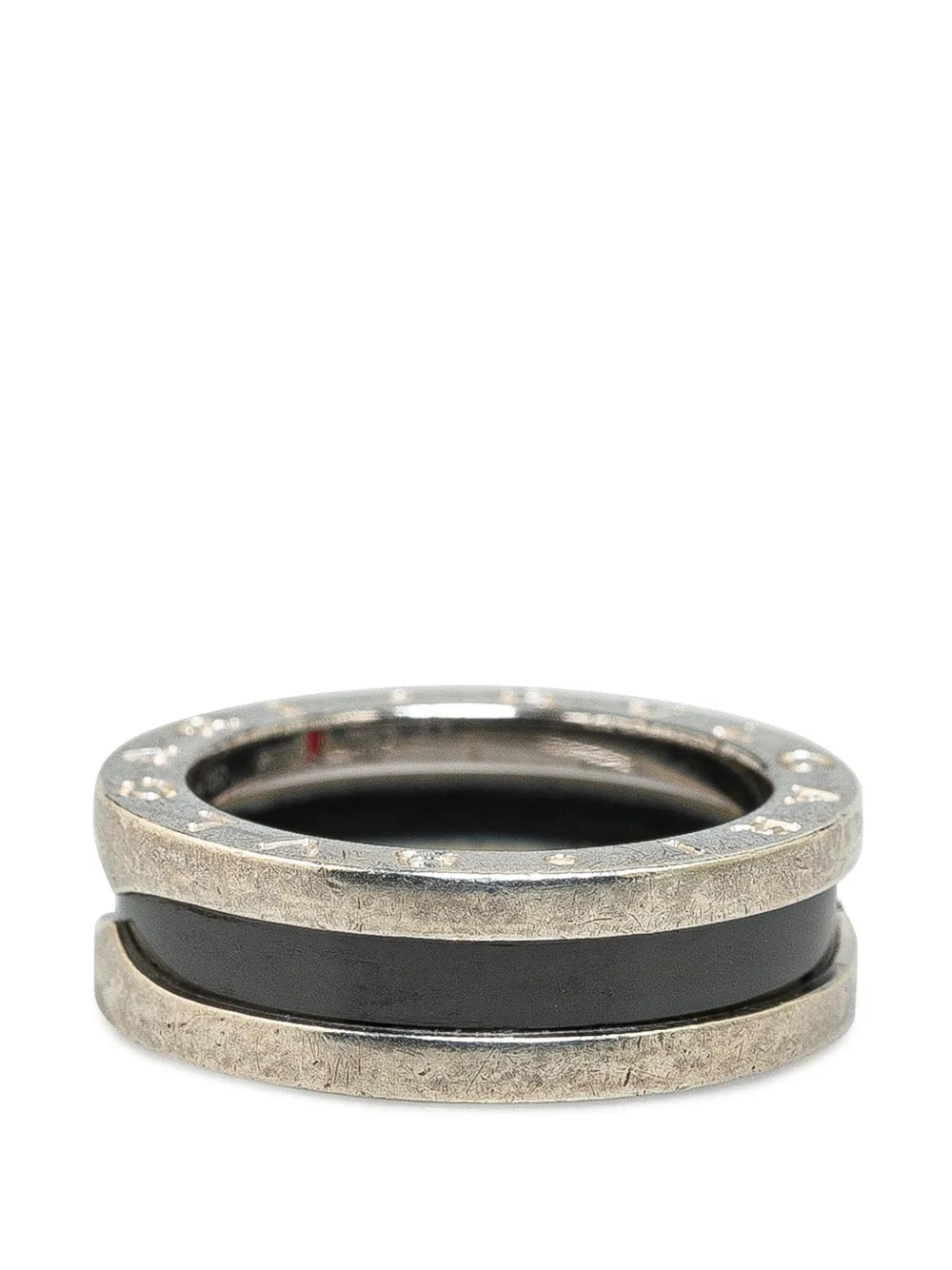 Bvlgari Pre-Owned 2000s Save The Children zilveren en keramische ring