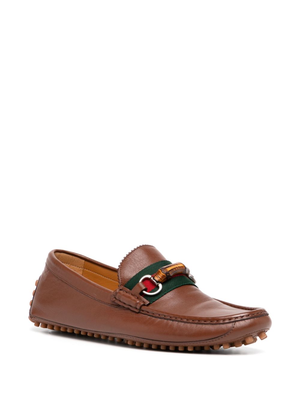 Gucci Bootschoenen met Horsebit-detail - Bruin