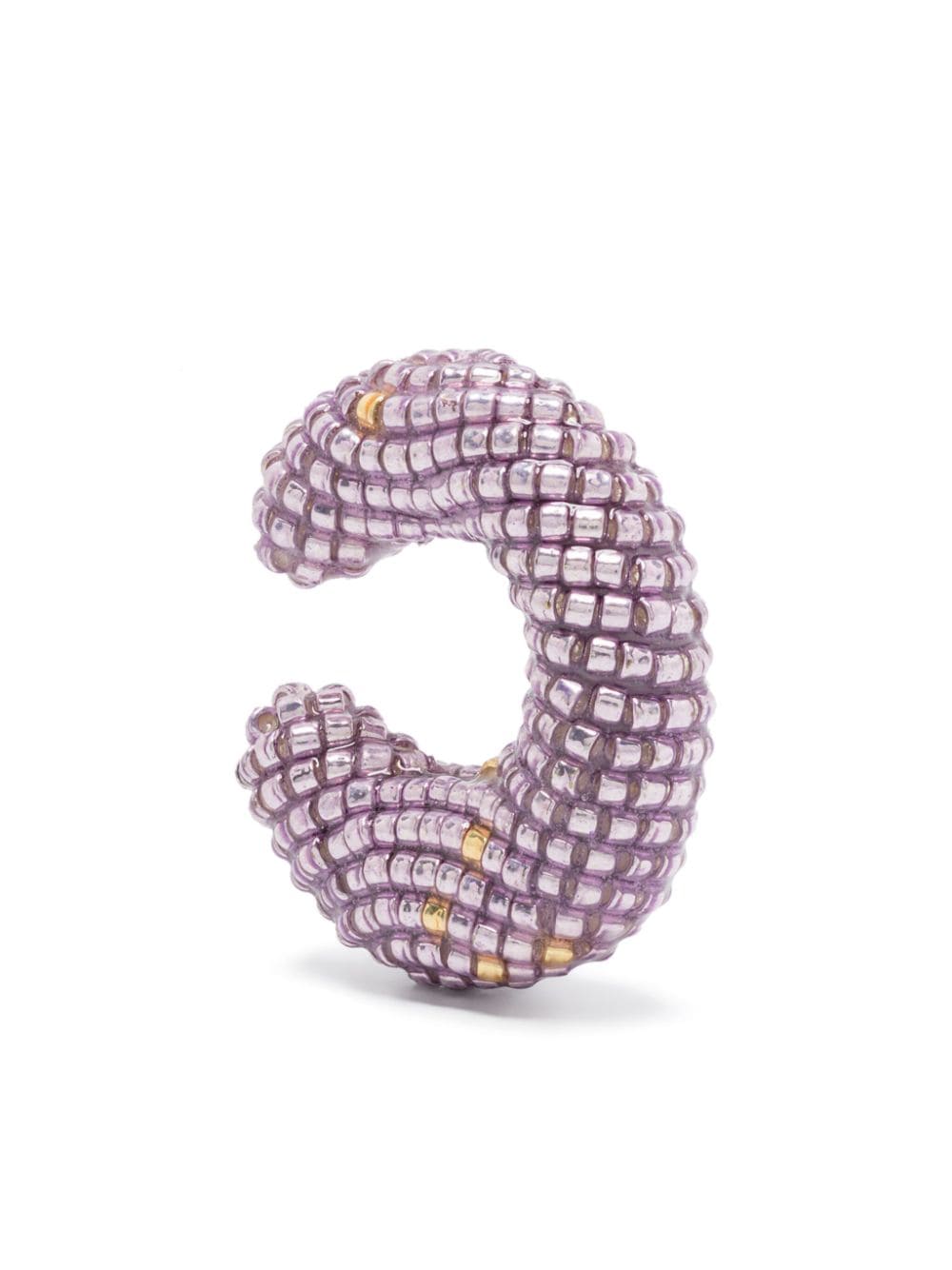 Shop Susana Vega Small Ora Ear Cuff In Purple