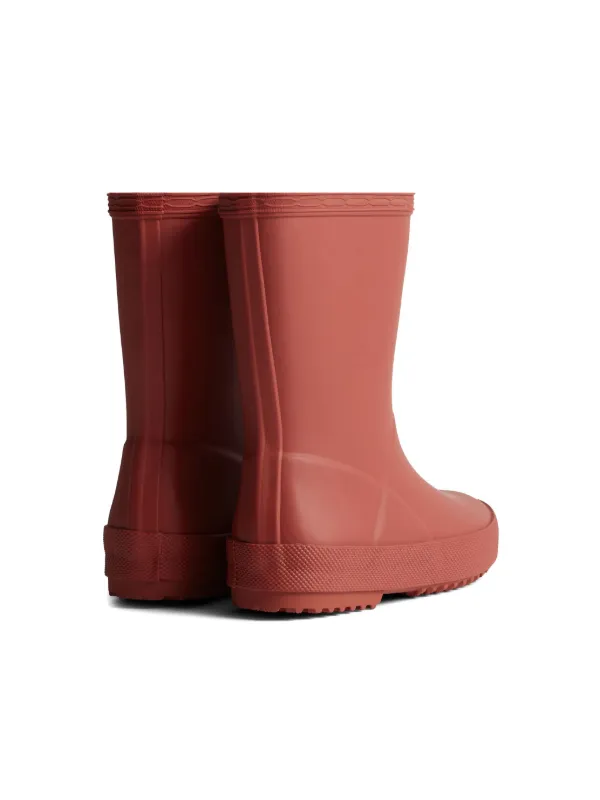 Hunter Kids logo-patch Wellies Red FARFETCH IN