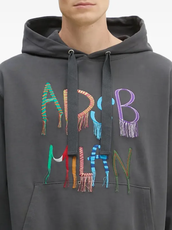 Andersson Bell ロゴ パーカー | グレー | FARFETCH JP