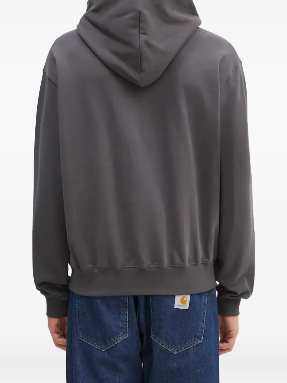 Andersson Bell Hoodie met geborduurd logo Grijs