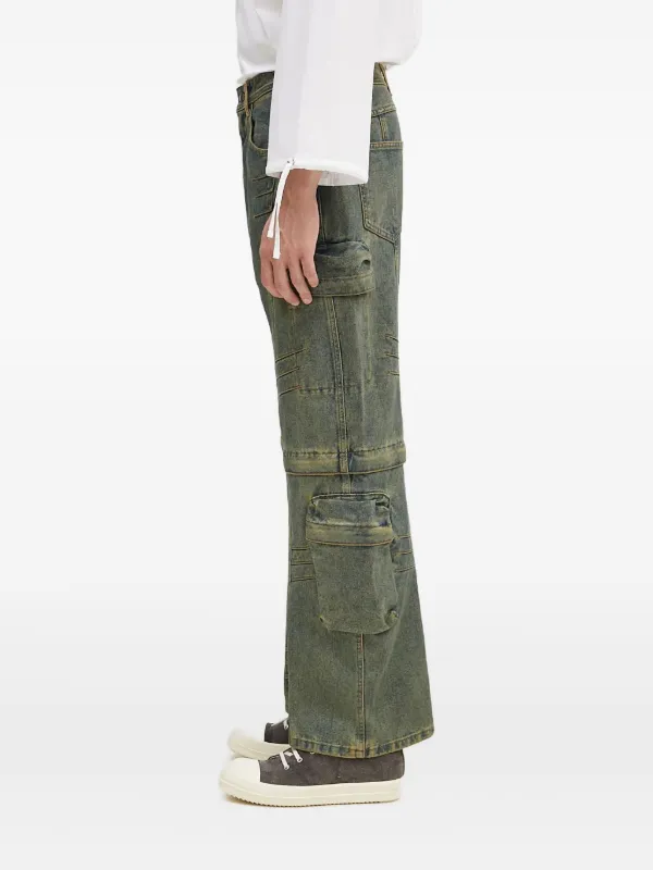 ANDERSON BELL denim printed cargo デニム　28 Andersson Bell Cargo Jeans | Green | FARFETCH RO